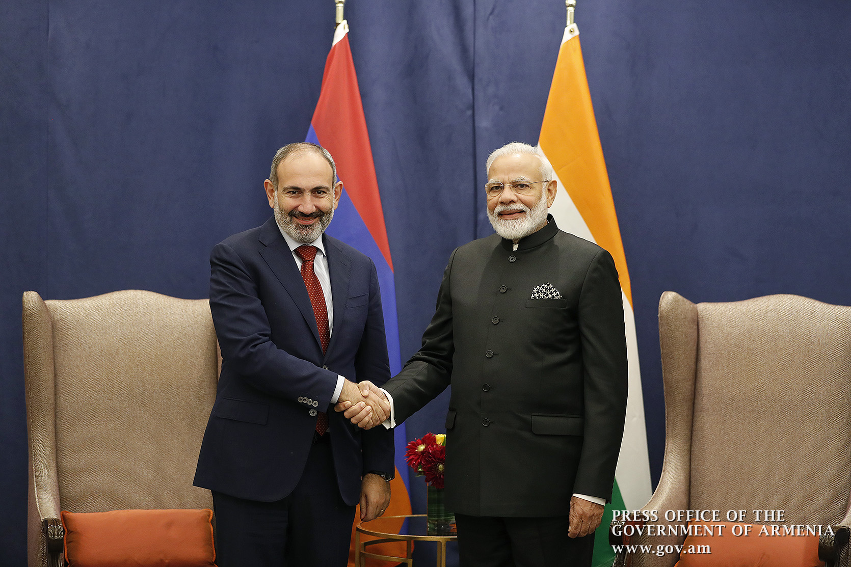 Փաշինյանը Նյու Յորքում հանդիպում է ունեցել Հնդկաստանի վարչապետի հետ