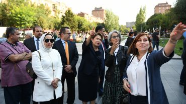 Նունե Սարգսյանը և Քուվեյթի շեյխուհի Հուսա Սաբահ Ալ-Սալեմ Ալ-Սաբահն այցելել են Գաֆեսճյան արվեստի կենտրոն