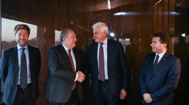 Նախագահը հանդիպել է իտալական տեխնոլոգիական առաջատար «Լեոնարդո» ընկերության գործադիր տնօրենի հետ