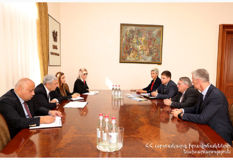 Ֆելիքս Ցոլակյանն ընդունել է «General Electric Aviation» ընկերության պատվիրակությանը