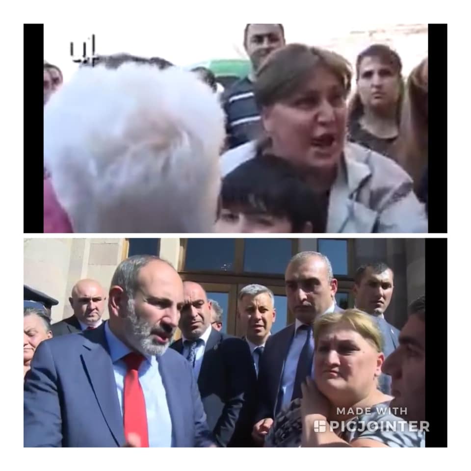 2012թ. Փաշինյանի վրա հարձակված կինն այսօր կառավարության դիմաց է եղել. Ալեն Սիմոնյանի գրառումը
