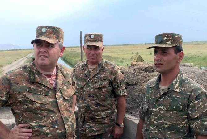Արտակ Դավթյանն այցելել է հարավարևելյան սահմանագոտի