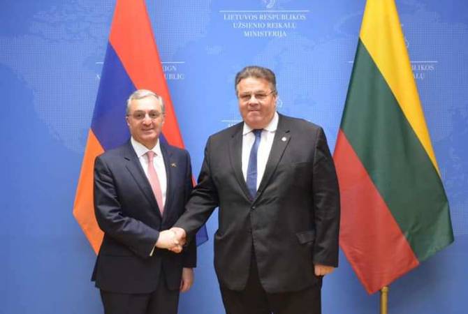Մեկնարկել է Զոհրաբ Մնացականյանի պաշտոնական այցը Լիտվա