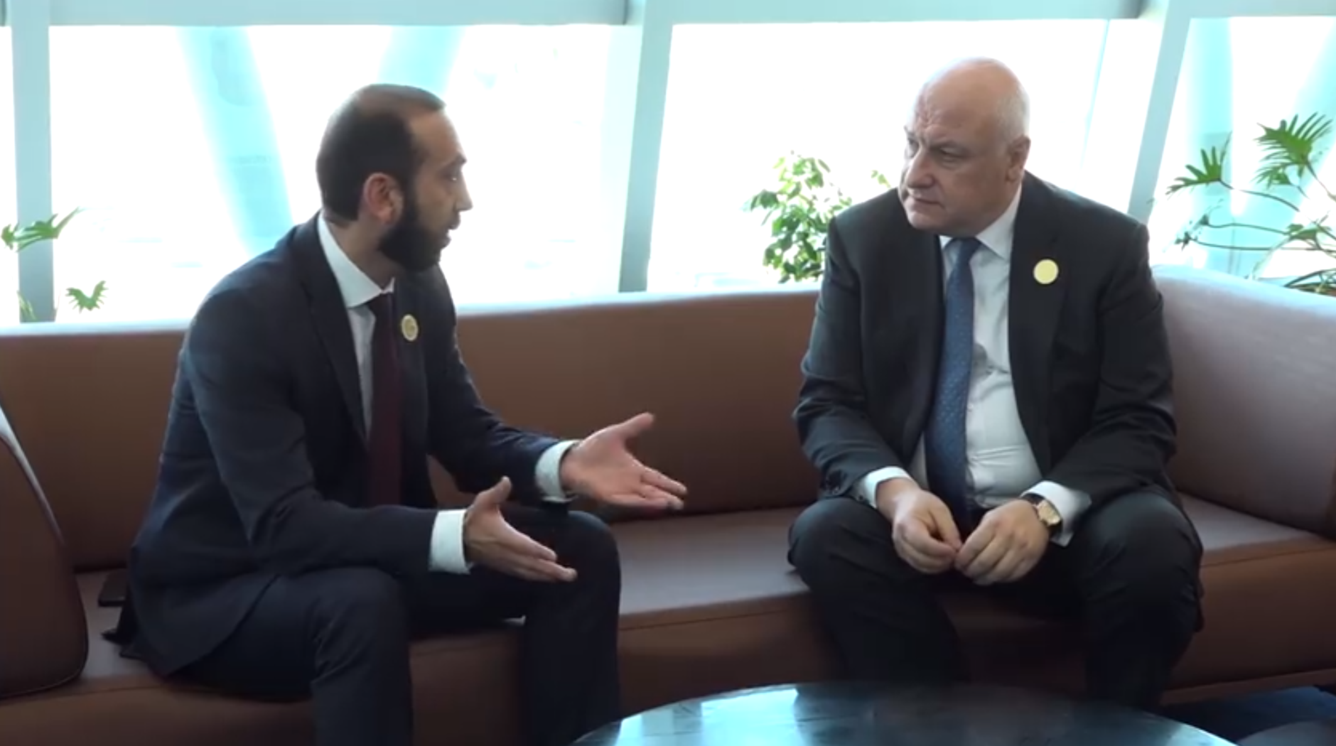 Արարատ Միրզոյանը հանդիպել է ԵԱՀԿ ԽՎ նախագահ Գեորգի Ծերեթելիի հետ