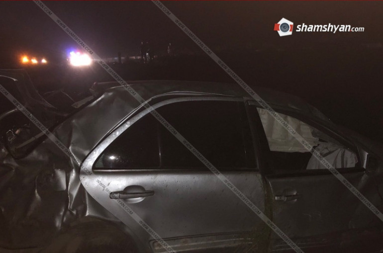 Արմավիրի մարզում Mercedes-ը, մի քանի պտույտ շրջվելով, հայտնվել է դաշտում. վարորդը տեղում մահացել է