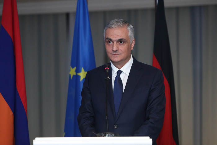 Մհեր Գրիգորյանը մասնակցել է Գերմանիայի Ազգային տոնի առթիվ կազմակերպված հանդիսավոր միջոցառմանը