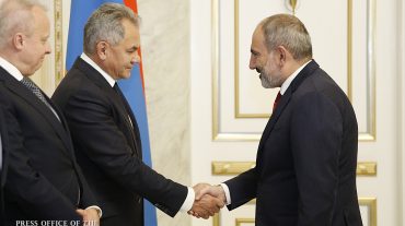 Վարչապետն ընդունել է Ռուսաստանի պաշտպանության նախարարին