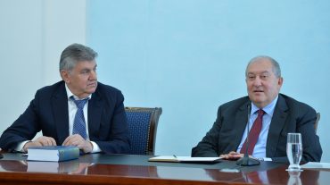 Արմեն Սարգսյանն ընդունել է Ռուսաստանի հայերի միության պատվիրակությանը