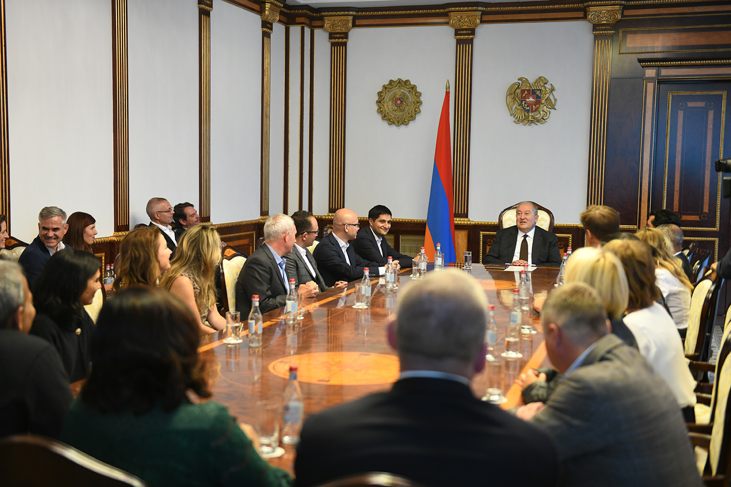 Արմեն Սարգսյանը հանդիպել է Սթենֆորդի համալսարանի շրջանավարտների հետ
