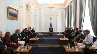 Նախագահ Արմեն Սարգսյանն ընդունել է հայ և գերմանացի գիտնականներին