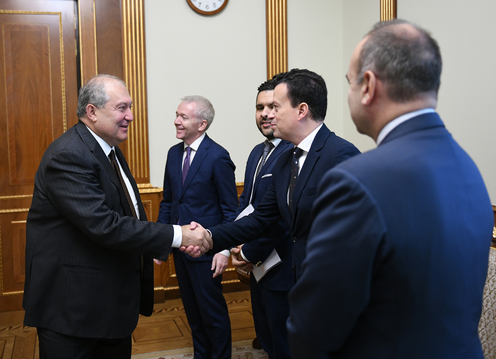Արմեն Սարգսյանն այսօր ընդունել է իտալական Confindustria Russia կազմակերպության պատվիրակությանը