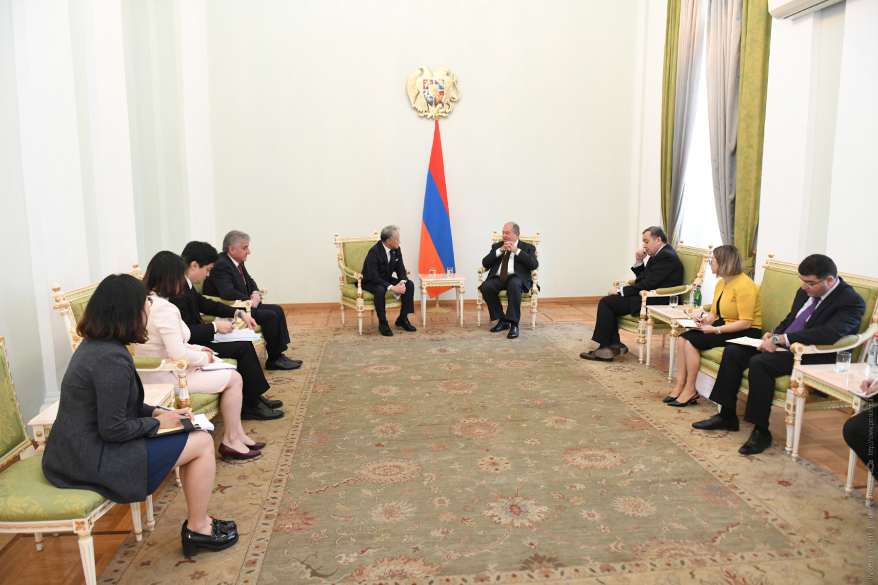 Արմեն Սարգսյանին հավատարմագրերն է հանձնել Կորեայի նորանշանակ դեսպանը