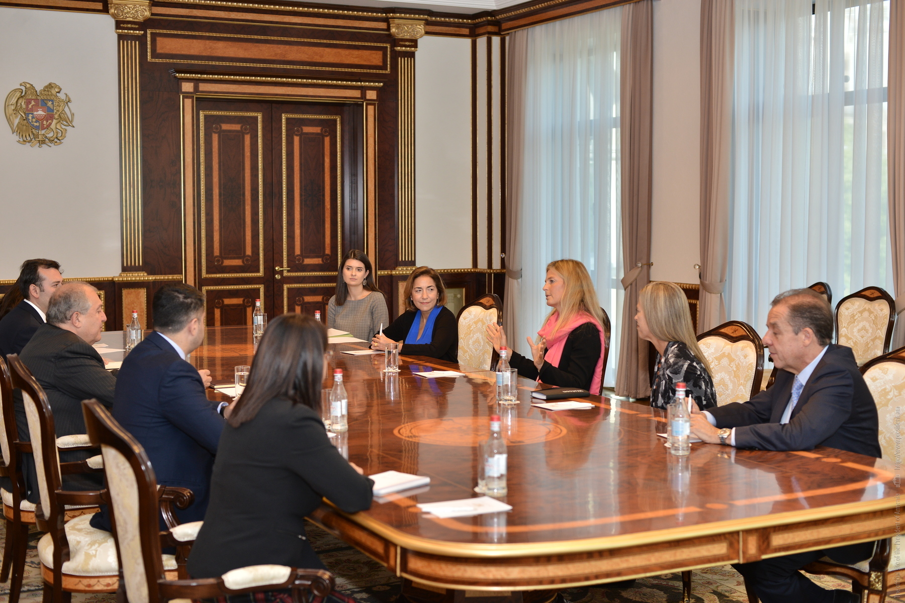 Նախագահն ընդունել է «Կրթություն բոլորի համար» միջազգային ցանցի համաժողովի մասնակիցներին