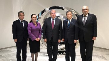 Արմեն Սարգսյանն այցելել է ճապոնական Mitsubishi Heavy Industries ընկերություն