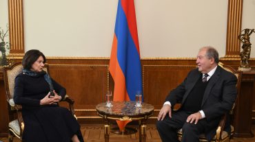 Արմեն Սարգսյանն ընդունել է ՄԱԿ-ի գլխավոր քարտուղարի տեղակալ Ռոզմարի ԴիԿարլոյին