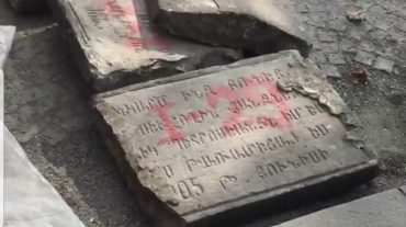 Թբիլիսիում հայտնաբերվել են հայերեն և վրացերեն գրություններով շիրմաքարեր