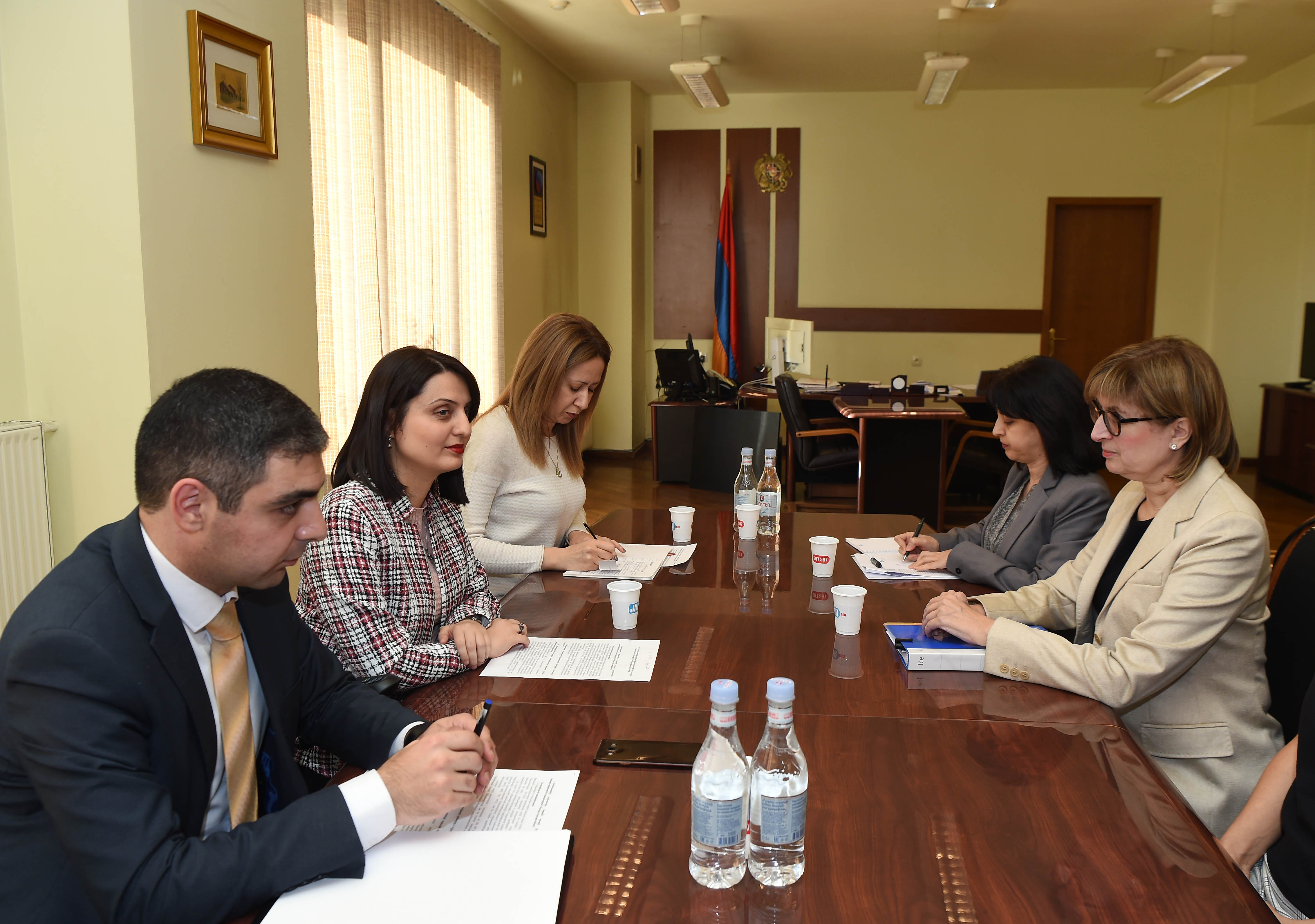 ԱՄԿ ներկայացուցիչների հետ քննարկվել են Զբաղվածության և աշխատանքի ոլորտում իրականացվող փոփոխությունները