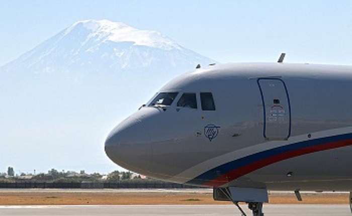 Վլադիմիր Պուտինի օդանավը` Արարատի ֆոնին. Կրեմլը լուսանկար է հրապարակել