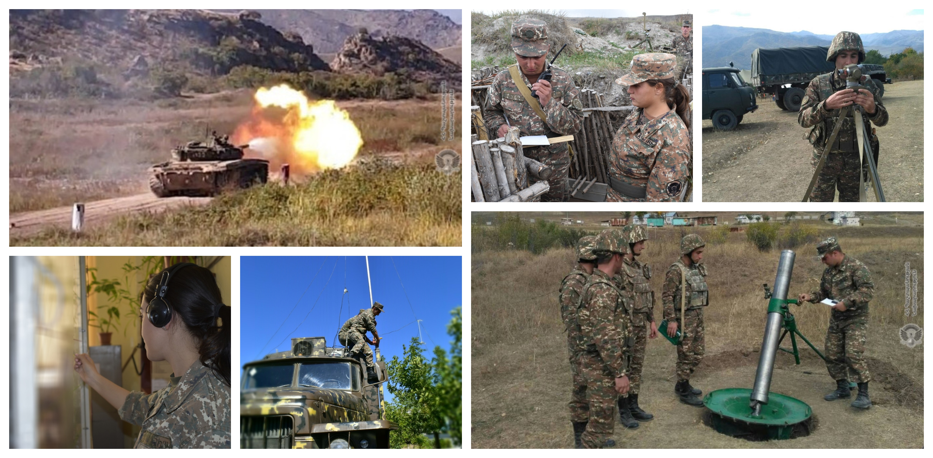 ՀՀ ԶՈւ-ում անցկացվել են տանկային, հրետանային և ՀՕՊ ստորաբաժանումների վարժանքներ