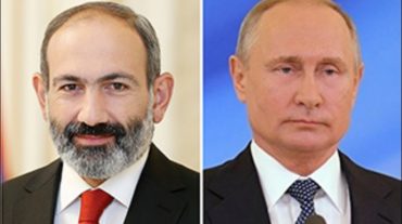 Փաշինյանը հեռախոսով զրուցել է Պուտինի հետ․ քննարկվել են նաև կորոնավիրուսի հարցեր