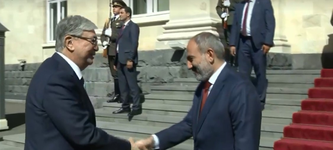 Փաշինյանի հանդիպումը Ղազախստանի նախագահ Կասիմ Ժոմարտ Տոկաևի հետ