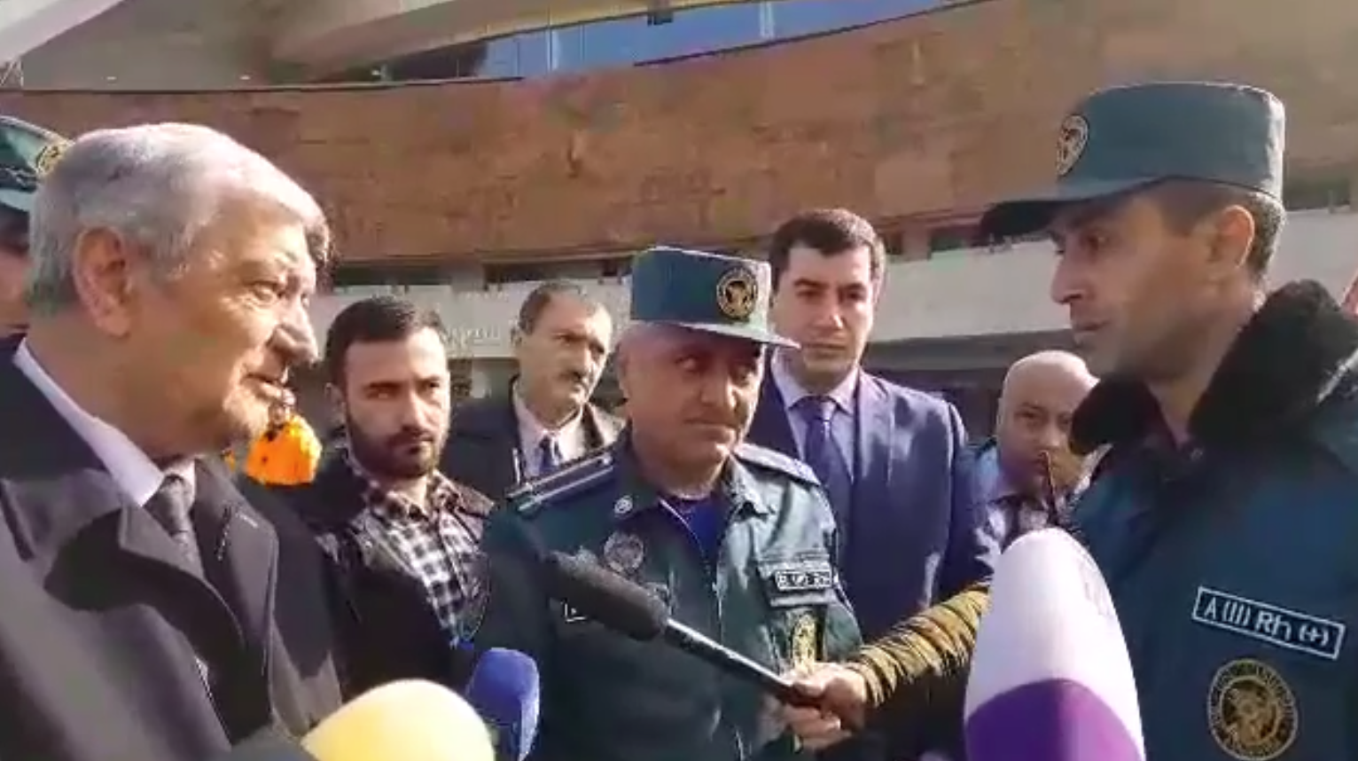 Ցոլակյանը մատնացույց արեց փրկարարների թերացումները վարժանքի ընթացքում