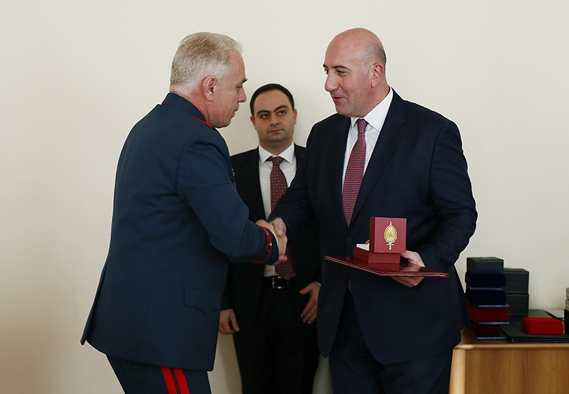 Հանդիսավոր միջոցառում Արցախում` նվիրված հանրապետության ոստիկանության մասնագիտական օրվան