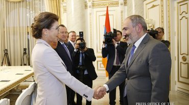 Նիկոլ Փաշինյանն ընդունել է Ղազախստանի խորհրդարանի Սենատի նախագահ Դարիգա Նազարբաևային