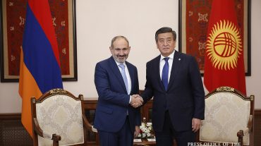 Նիկոլ Փաշինյանը և Սոորոնբայ Ժեենբեկովը քննարկել են հայ-ղրղզական տնտեսական հարաբերությունների հետագա զարգացման հեռանկարները