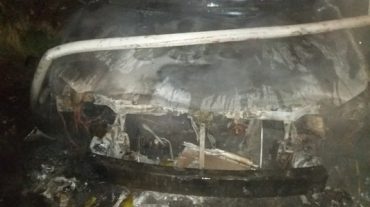 Աբովյանում ավտոմեքենա է այրվել