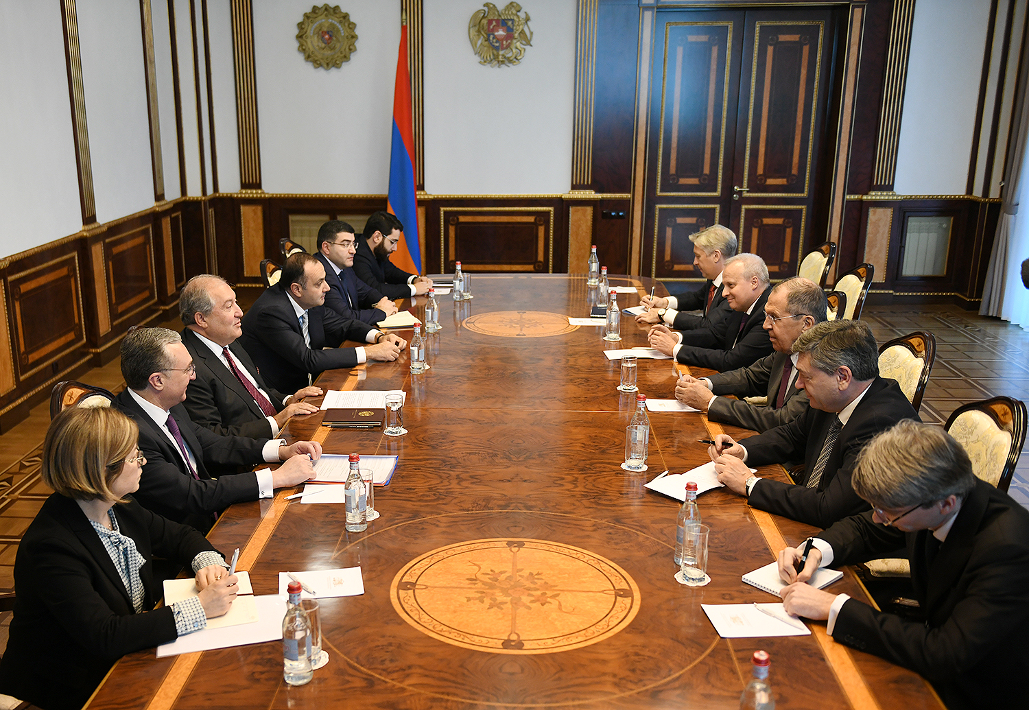Արմեն Սարգսյանը հյուրընկալել է ՌԴ ԱԳ նախարար Սերգեյ Լավրովին
