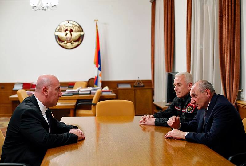 Բակո Սահակյանն ընդունել է ՀՀ ոստիկանության պետի ժամանակավոր պաշտոնակատար Արման Սարգսյանին
