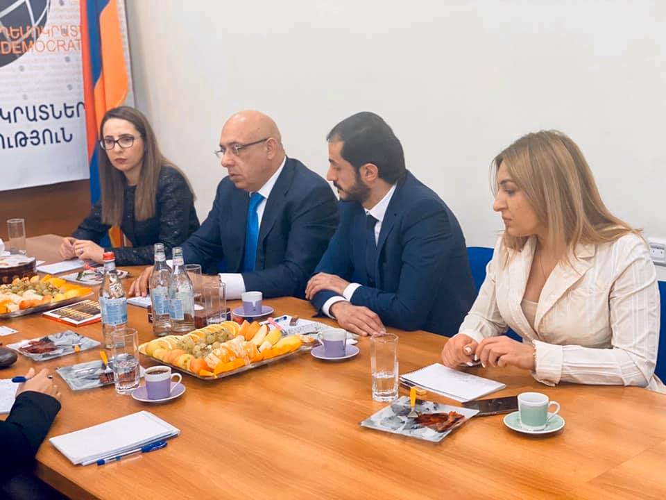 Ազատ Դեմոկրատները հյուրընկալել են Հայաստանում ԱՄՆ դեսպանին