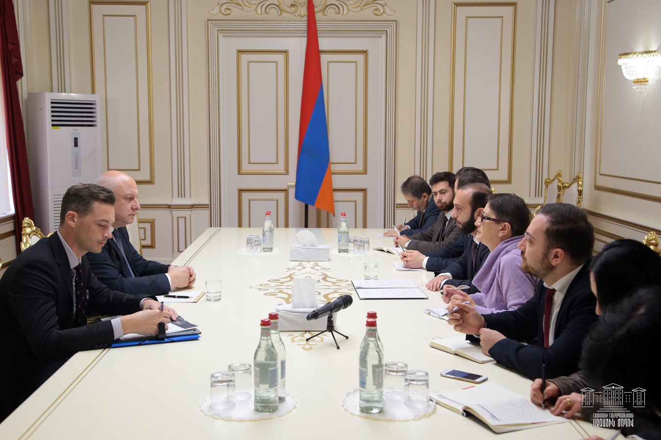 Արարատ Միրզոյանն ընդունել է ԵԱՀԿ խորհրդարանական վեհաժողովի նախագահ Գիորգի Ծերեթելիին