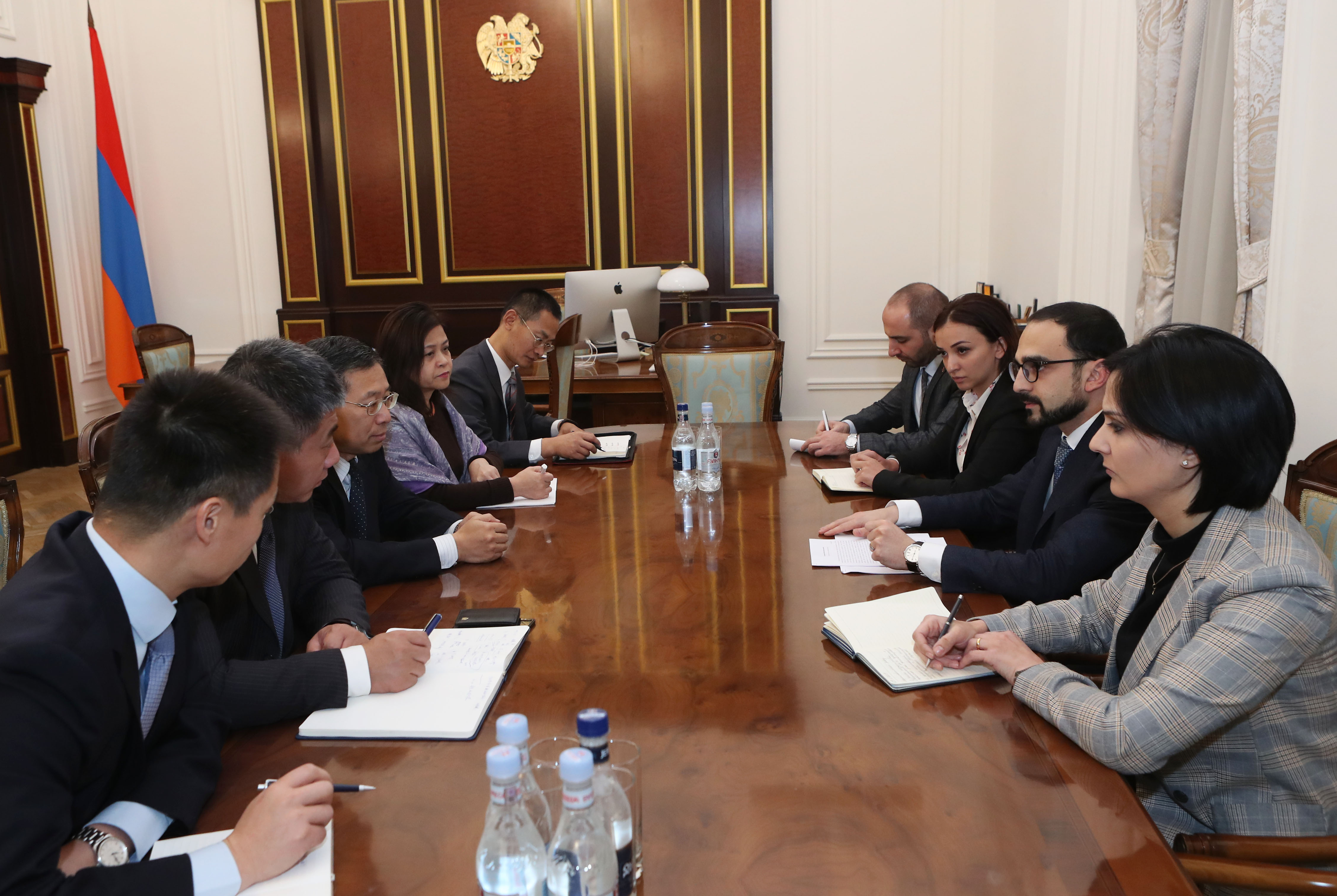 Տիգրան Ավինյանն ընդունել է «CITIC Construction» ընկերության ներկայացուցիչներին