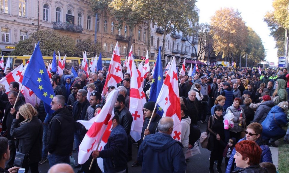 Թբիլիսիում դարձյալ բողոքի ակցիաներ են