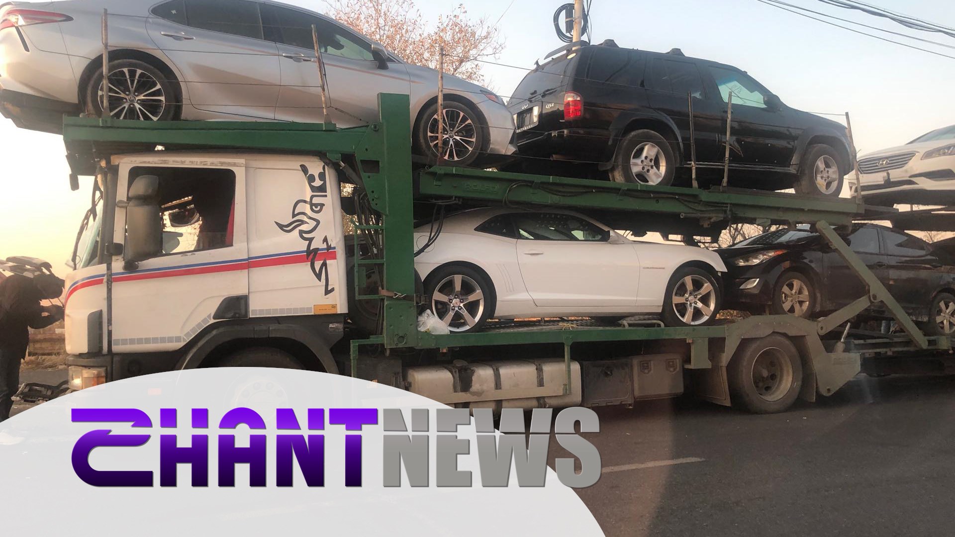 Երևանում բախվել են ներմուծվող մեքենաներով բեռնված քարշակները
