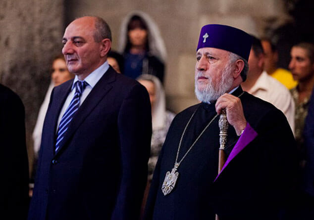 Բակո Սահակյանը շնորհավորել է Գարեգին Բ-ին՝ գահակալության 20-րդ տարեդարձի առթիվ