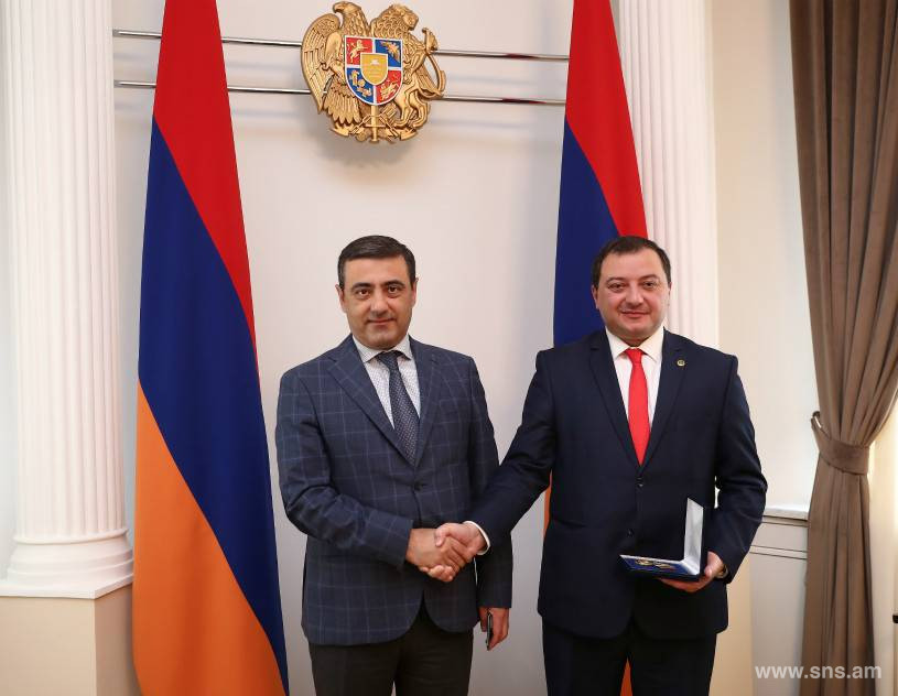 Էդուարդ Մարտիրոսյանն ընդունել է Վրաստանի ՆԳՆ Սահմանապահ ոստիկանության պետին