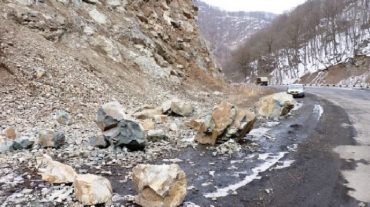 Գորիս-Տաթև ավտոճանապարհին տեղի է ունեցել քարաթափում