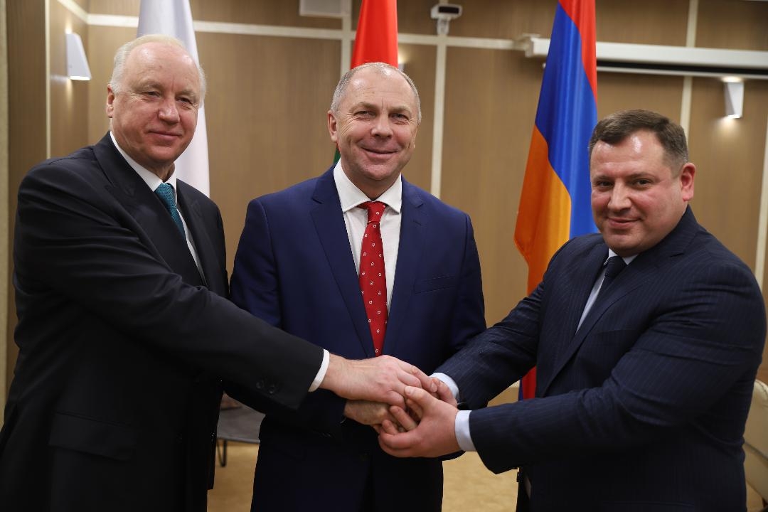 Տեղի է ունեցել Հայաստանի, Բելառուսի և Ռուսաստանի քննչական կոմիտեների նախագահների աշխատանքային հանդիպումը