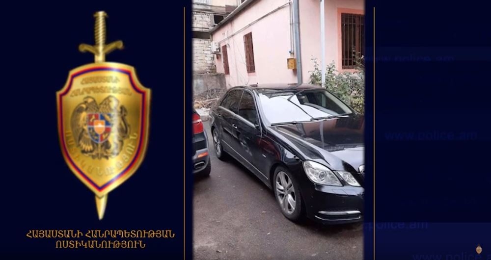 Բացահայտվել է Հայաստանում Վրաստանի դեսպանի դիվանագիտական Mercedes-ից կատարված գողությունը