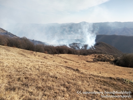Լոռու մարզի Շնող գյուղի «Գումբութ» կոչվող սարալանջին հայտնաբերվել են հրդեհի նոր օջախներ