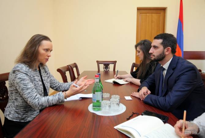 Ռուբեն Ռուբինյանն ու Էստոնիայի դեսպանը քննարկել են երկկողմ համագործակցությանն առնչվող հարցեր