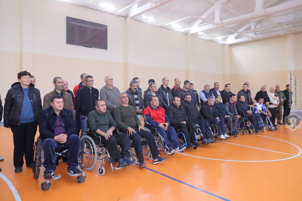 ՊՆ-ում զինհաշմանդամների մասնակցությամբ անցկացվել է մարզական միջոցառում