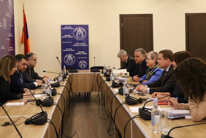 Բարձրագույն դատական խորհրդի նախագահն ընդունել է ԵՄ բարձրաստիճան պատվիրակությանը