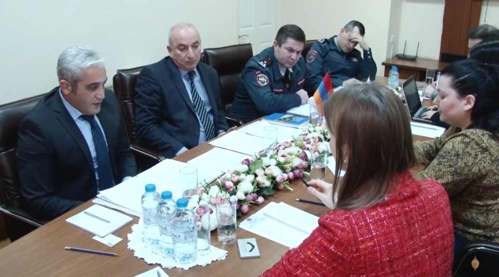 Ոստիկանության շտաբի պետն ընդունել է ԵԱՀԿ ԺՀՄԻԳ խորհրդատուներին