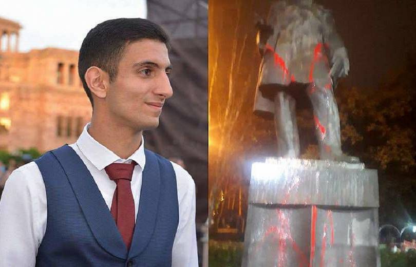 Շահեն Հարությունյանի կողմից Գրիբոյեդովի արձանը ներկելու փաստով քրգործի հարուցումը մերժվել է. Armtimes.com