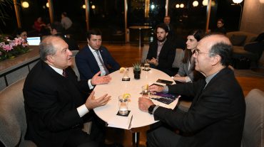 Արմեն Սարգսյանը հանդիպել է Իսրայելի նորարարությունների կենտրոնի նախագահի հետ