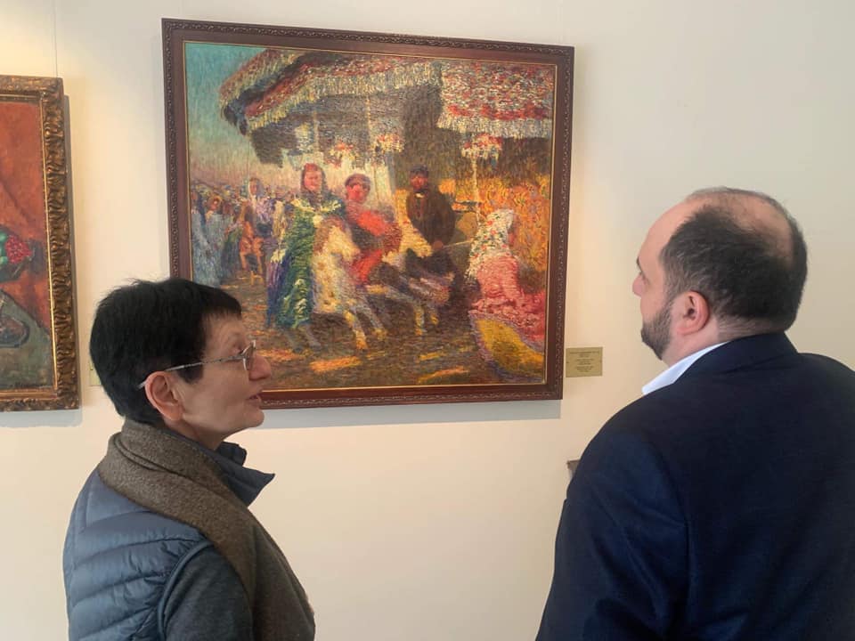 Բաց մի՛ թողեք հնարավորությունը՝ տեսնելու Վրուբելի, Ռերիխի, Բենուայի նկարները. նախարարը Ռուսական արվեստի թանգարանում էր